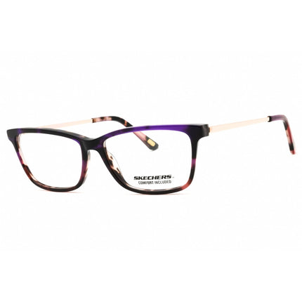 Skechers Women's Eyeglasses - Violet/Other Acetate Cat Eye Shape Frame | SE50033 083 ,