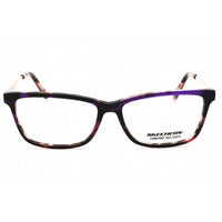 Skechers Women's Eyeglasses - Violet/Other Acetate Cat Eye Shape Frame | SE50033 083 ,
