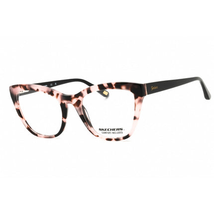 Skechers Women's Eyeglasses - Pink /Other Acetate Full Rim Cat Eye Frame | SE50035 074 ,