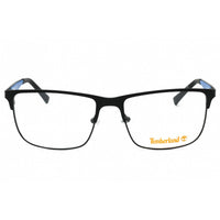Timberland Men's Eyeglasses - Matte Black Metal Rectangular Shape Frame | TB1710 002 ,