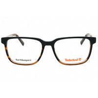 Timberland Men's Eyeglasses - Dark Havana Acetate Full Rim Square Frame | TB1788 052 ,
