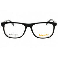 Timberland Men's Eyeglasses - Shiny Black Acetate Full Rim Square Frame | TB50022 001 ,