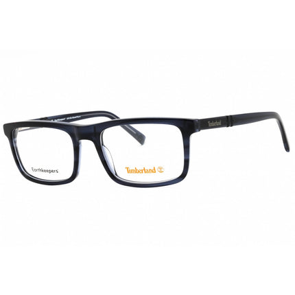 Timberland Men's Eyeglasses - Shiny Blue Acetate Full Rim Rectangular | TB50023 090 ,