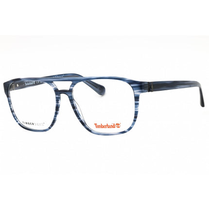 Timberland Men's Eyeglasses - Shiny Blue Acetate Navigator Shape Frame | TB50033 090 ,