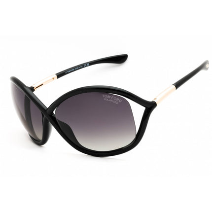 Tom Ford Women's Sunglasses - Black Injected Propionate Oversized Frame | FT0009 01D ,