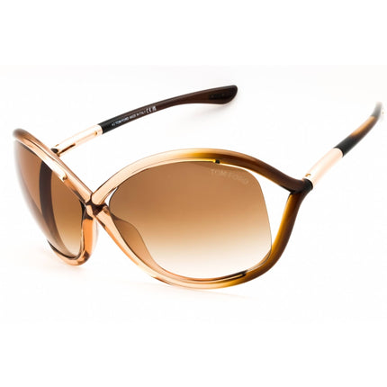Tom Ford Women's Sunglasses - Transparent Pink Full Rim Oversized Frame | FT0009 74F ,