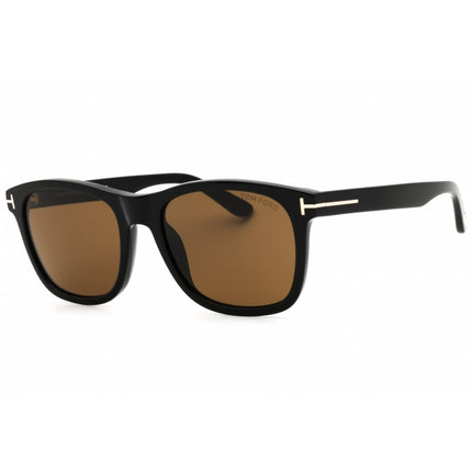 Tom Ford Men's Sunglasses - Shiny Black Acetate Full Rim Square Frame | FT0595 01J ,
