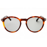 Tom Ford Men's Sunglasses - Blonde Havana Acetate Full Rim Round Frame | FT1021 53A ,