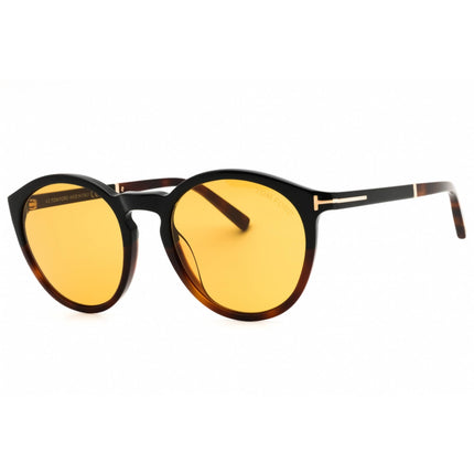 Tom Ford Men's Sunglasses - Havana/Other Acetate Full Rim Round Frame | FT1021 56E ,