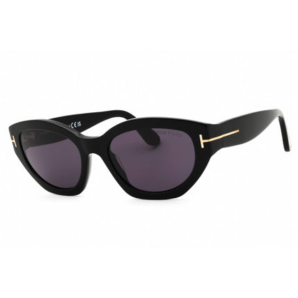 Tom Ford Women's Sunglasses - Shiny Black Acetate Full Rim Cat Eye Frame | FT1086 01A ,