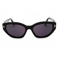 Tom Ford Women's Sunglasses - Shiny Black Acetate Full Rim Cat Eye Frame | FT1086 01A ,