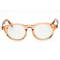 Tom Ford Men's Sunglasses - Shiny Light Brown Acetate Full Rim Round | FT1123-D 45A ,