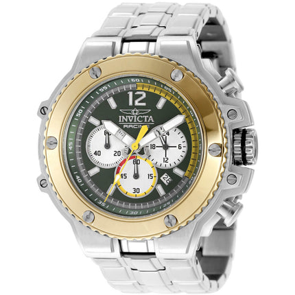 Invicta Men's Watch - Invicta Racing Chronograph Green, Yellow, Silver Dial | 48315 ,