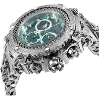 Invicta Men's Watch - Gladiator Chronograph Turquoise Dial Silver Bracelet | 48416 ,
