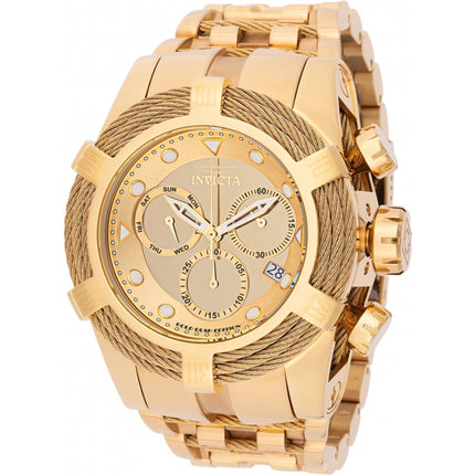Invicta Men's Watch - Bolt Gold Rush Quartz Chronograph Yellow Gold Bracelet | 48604 ,