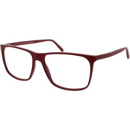 Andy Wolf Men's Eyeglasses - Berry Acetate Square Full Rim Frame Demo Lens | 4527 G ,