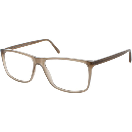 Andy Wolf Men's Eyeglasses - Brown Acetate Square Full Rim Frame Demo Lens | 4528 G ,