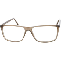 Andy Wolf Men's Eyeglasses - Brown Acetate Square Full Rim Frame Demo Lens | 4528 G ,