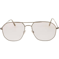 Andy Wolf Men's Eyeglasses - Beige Metal Aviator Full Rim Frame Demo Lens | 4732 D ,