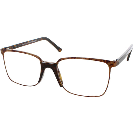 Andy Wolf Men's Eyeglasses - Havana Metal/Acetate Square Full Rim Frame | Robinson B ,