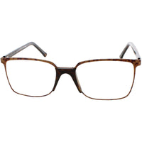 Andy Wolf Men's Eyeglasses - Havana Metal/Acetate Square Full Rim Frame | Robinson B ,