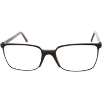 Andy Wolf Men's Eyeglasses - Brown Metal/Acetate Square Full Rim Frame | Robinson F ,