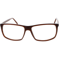 Andy Wolf Unisex Eyeglasses - Brown Acetate Square Full Rim Frame Demo Lens | 4525 J ,