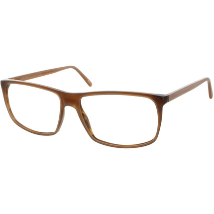 Andy Wolf Unisex Eyeglasses - Brown Acetate Square Full Rim Frame Demo Lens | 4525 M ,
