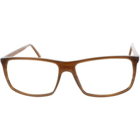 Andy Wolf Unisex Eyeglasses - Brown Acetate Square Full Rim Frame Demo Lens | 4525 M ,