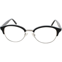 Andy Wolf Unisex Eyeglasses - Black Metal/Acetate Round Shape Frame Demo Lens | 4543 A ,