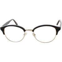 Andy Wolf Unisex Eyeglasses - Brown Metal/Acetate Round Shape Frame Demo Lens | 4543 D ,