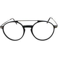 Andy Wolf Unisex Eyeglasses - Black/Gold Metal/Acetate Aviator Full Rim Frame | 4547 A ,