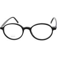 Andy Wolf Unisex Eyeglasses - Black Acetate Round Full Rim Frame Demo Lens | 4538 A ,