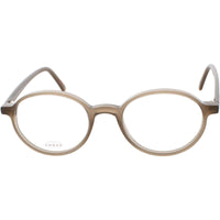 Andy Wolf Unisex Eyeglasses - Beige Acetate Round Full Rim Frame Demo Lens | 4538 D ,
