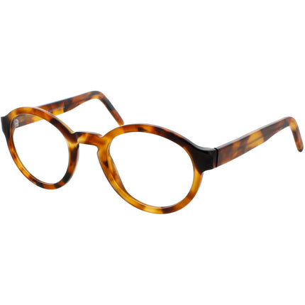 Andy Wolf Unisex Eyeglasses - Yellow Havana Acetate Round Full Rim Frame | 4560 C ,