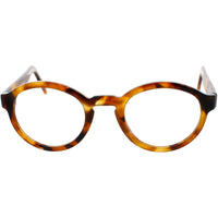 Andy Wolf Unisex Eyeglasses - Yellow Havana Acetate Round Full Rim Frame | 4560 C ,