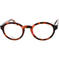 Andy Wolf Unisex Eyeglasses - Havana Acetate Round Full Rim Frame Demo Lens | 4560 E ,