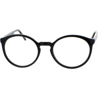 Andy Wolf Unisex Eyeglasses - Black Acetate Round Full Rim Frame Demo Lens | 4566 A ,