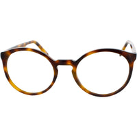 Andy Wolf Unisex Eyeglasses - Havana Acetate Round Full Rim Frame Demo Lens | 4566 E ,