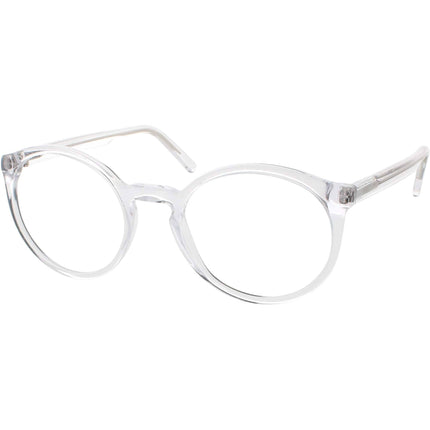 Andy Wolf Unisex Eyeglasses - Crystal Acetate Round Full Rim Frame Demo Lens | 4566 H ,