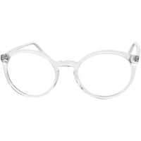 Andy Wolf Unisex Eyeglasses - Crystal Acetate Round Full Rim Frame Demo Lens | 4566 H ,