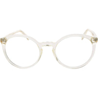 Andy Wolf Unisex Eyeglasses - Crystal Beige Acetate Round Full Rim Frame | 4566 J ,