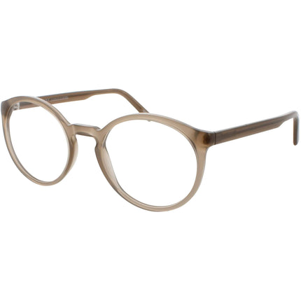 Andy Wolf Unisex Eyeglasses - Brown Acetate Round Full Rim Frame Demo Lens | 4566 K ,