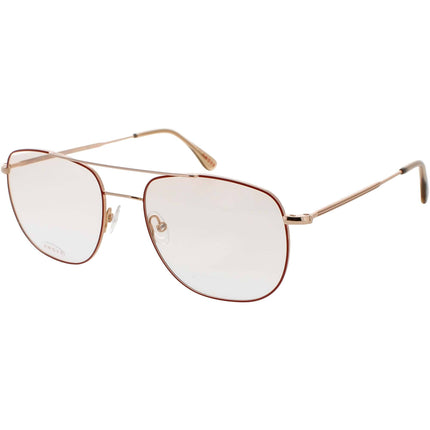 Andy Wolf Unisex Eyeglasses - Rose Gold Red Metal Aviator Full Rim Frame | 4741 C ,