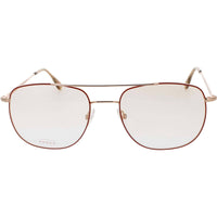 Andy Wolf Unisex Eyeglasses - Rose Gold Red Metal Aviator Full Rim Frame | 4741 C ,