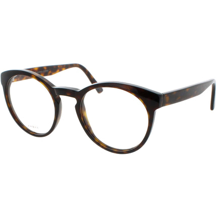 Andy Wolf Unisex Eyeglasses - Brown Acetate Round Full Rim Frame Demo Lens | 4578 B ,