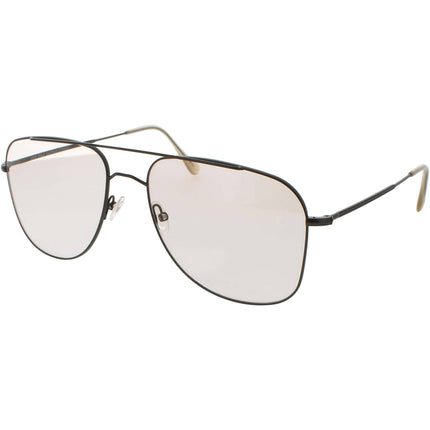 Andy Wolf Unisex Eyeglasses - Grey Metal Aviator Full Rim Frame Demo Lens | 4730 D ,