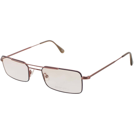 Andy Wolf Unisex Eyeglasses - Copper Blue Metal Rectangular Full Rim Frame | 4739 D ,