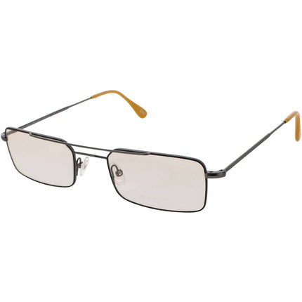 Andy Wolf Unisex Eyeglasses - Gunmetal Black Metal Rectangular Full Rim Frame | 4739 E ,