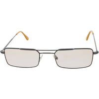 Andy Wolf Unisex Eyeglasses - Gunmetal Black Metal Rectangular Full Rim Frame | 4739 E ,